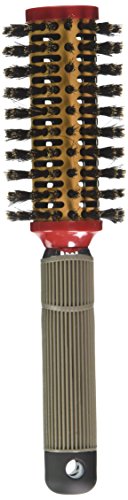 CHI Turbo Ceramic Round Boar Hair Brush - Natural Bristles for Shine & Control