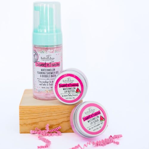 Mini Spa Gift Set for Women and Teen Girls - Watermelon Scent, Travel Size, Vegan & Cruelty-Free
