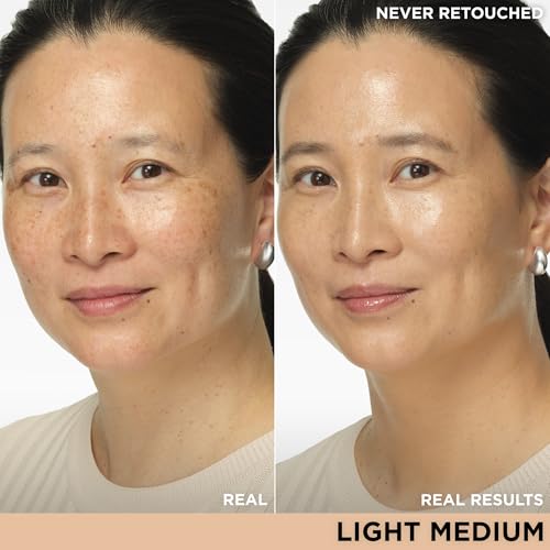 IT Cosmetics CC+ Nude Glow - Medium Coverage Foundation with SPF 40 & Brightening Glow Serum, Lightweight Skin Tint, 2% Niacinamide + Hyaluronic Acid, Up to 24H Hydration, Normal/Dry Skin - 1.08 fl oz