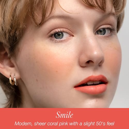 Lip2Cheek Cream Blush & Lip Tint - Natural Hydrating Multi-Use Color - Smile - 0.17 oz