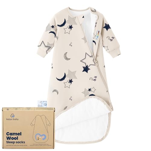 Kaiya Baby Organic Cotton Sleep Sack for 18-36 Months - Moonlit Design, 2.5 TOG