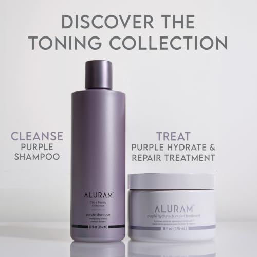 Aluram Purple Hydrate & Repair Hair Treatment for Silver & Color-Treated Hair - 11 Fl Oz