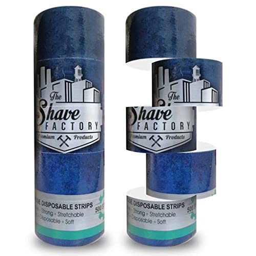 The Shave Factory White Neck Strip, Disposable Barber Paper Roll, Protects Your Neck, Hygienic Option for Barbers, Unisex, All Ages
