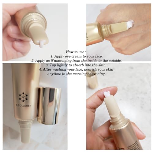 Deep Hydration Korean Eye Cream - Premier Ampoule in Eye Care, Pink Variation (4 Pack, 1.35 fl oz each)