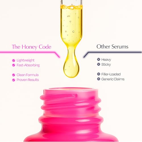 Bee Venom Face Serum with Hyaluronic Acid & Vitamin C - Hydrating Anti-Aging Treatment 1 fl oz