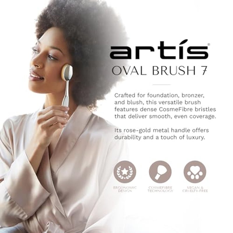 Artis Elite Oval Brush 7 - Mirror, 1 Pc Makeup Brush