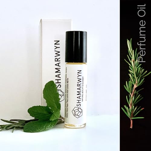 Rosemary Mint Perfume Oil - Botanical Roll-On, 10 mL, Natural Fragrance