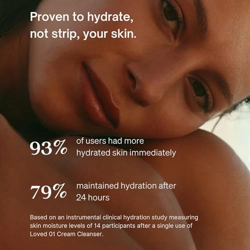 Loved01 Gentle Cream Cleanser for Face & Body - Fresh Floral 6 Fl Oz Pack of 2
