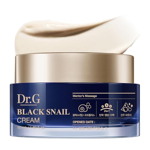 Dr.G Black Snail Face Cream - Deep Nourishing Moisturizer for All Skin Types