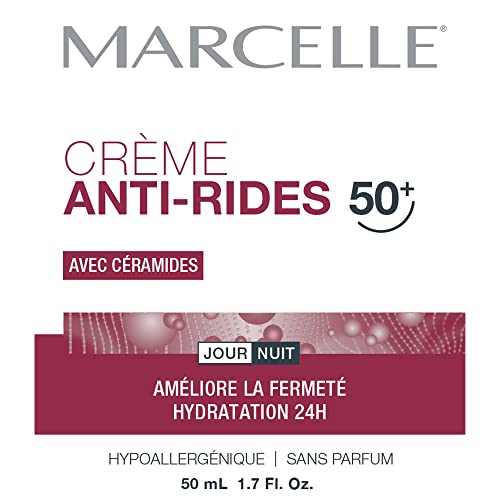 MARCELLE Anti-Wrinkle Cream, Ages 50+, 1.7 ounces