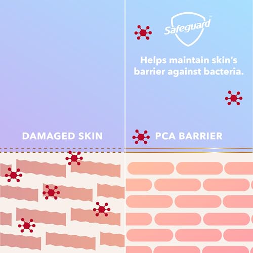 Safeguard Liquid Hand Soap, Micellar Deep Cleansing, Washes Away 99% Bacteria, Made with Natural Moisturizers, Enriched with Skin Conditioners, PH Balanced, Coconut Scent 10.1 oz (Pack of 4)