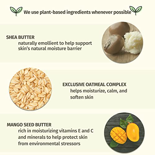 Hempz Sensitive Skin Herbal Body Moisturizer with Oatmeal, Shea Butter for Women and Men,2.25 oz. -Premium,Soothing Body Lotion with Hemp/Cocoa/Mango Seed for Dry Skin -Skin Care Products