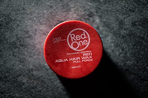 Maximum Control Red Aqua Hair Wax 150ml - Pack of 4, High Shine & Long Lasting