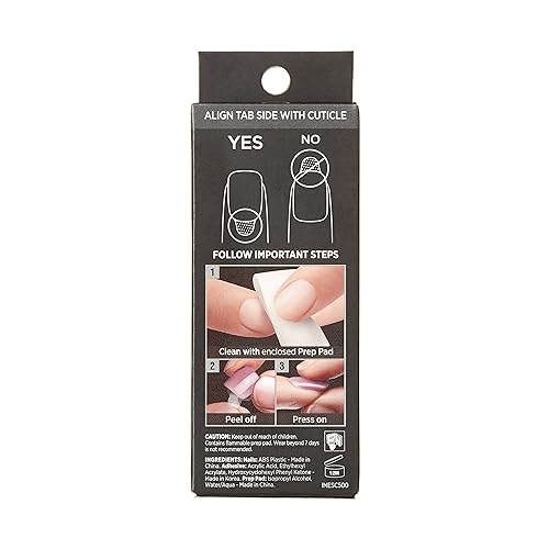 KISS imPRESS Press-On Manicure Premium Collection Fake Nails - Sweet Life, Purple Jelly Squiggle, Short & Square, Easy To Apply, Super Hold, Chip Proof, Smudge Proof, No Dry Time, Durable | 30 Count
