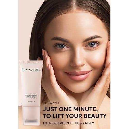 [K-Beauty] bewants Centella Asiantica Collagen Lifting Cream(1.7 fl oz), Roll-On Eye Serum Stick and Eye Cream