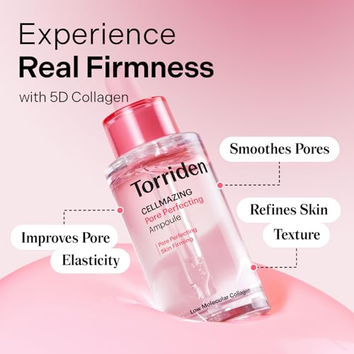 Torriden CELLMAZING Pore Perfecting Ampoule 1.01 fl.oz. + CELLMAZING Firming Cream 2.02 fl.oz. + CELLMAZING Firming Eye Cream 1.01 fl.oz | Improving Skin Elasticity | 5D Collagen Complex