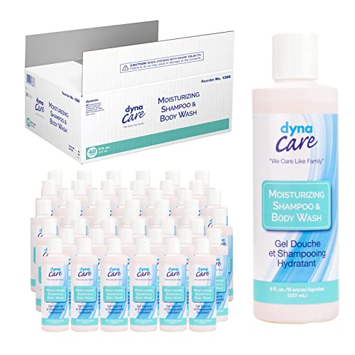 All-in-One Moisturizing Shampoo and Body Wash - Sensitive Skin, Tropical Scent, 8oz (48 Bottles Case)