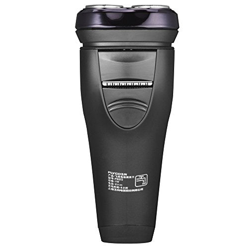 Flyco FS372 Men's Waterproof Electric Shaver IPX7 Wet & Dry Rechargeable Rotary Razor with Pop-up Trimmer, Dark Violet