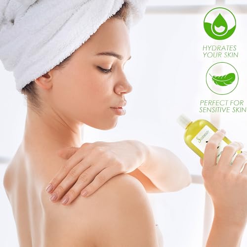 Marula Oil Cold Pressed Unrefined 100% Pure Natural Face Hair Body Moisturizer - 32 Fl Oz