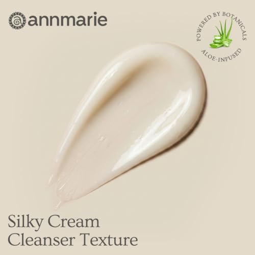 Annmarie Aloe Herb Facial Cleanser 3.4 Fl Oz - Gentle pH-Balanced Organic Skin Care