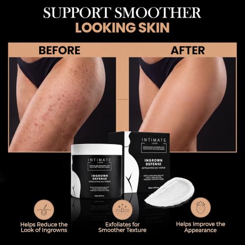 Sea Salt Exfoliating Scrub for Ingrown Hairs & Razor Bumps - 250g