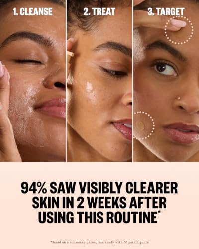 Acne Care Kit with Salicylic Acid Clear Skin Routine - 3 Pieces