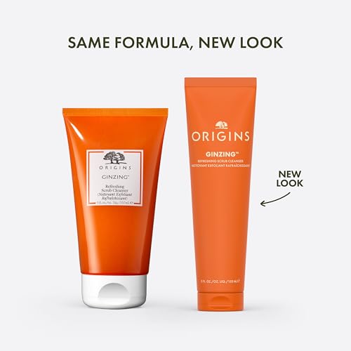 Origins GinZing Gentle Exfoliating Cleanser 5 Fl Oz – Brightening & Pore Refining