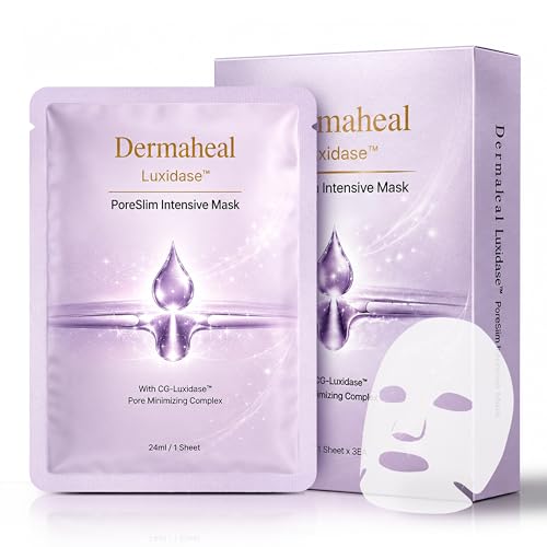 Pore Refining Hydrating Sheet Mask Set - 3 Sheets for Skin Care, Wrinkle & Sebum Control