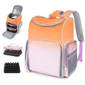 Nail Polish Organizer Bag Large Nail Polish Storage Organizer Case Backpack Holds 60 Bottles and Nail Lamp with 2 Removable Case Professional Nail Supplies Organizer for Manicurist