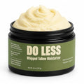 Do Less Whipped Beef Tallow Moisturizer for Face & Body - Deep Hydration with Manuka Honey & Jojoba Oil, 4oz