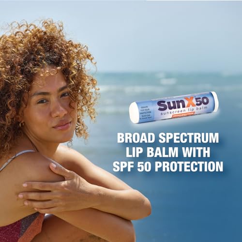 Lip Balm SPF 50 Pack of 15 Water-Resistant Sunscreen Lip Protectors - Travel Size