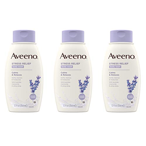 Aveeno Stress Relief Body Wash with Soothing Oat, Lavender, Chamomile