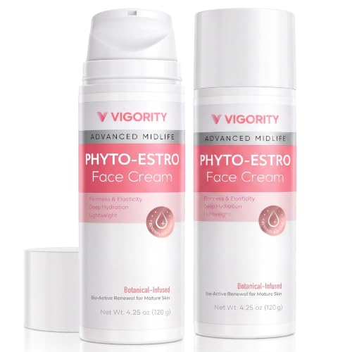 Deep Hydrating Face Cream for Menopause & Aging Skin - Supports Elasticity & Firmness, Lightweight Moisturizer, 4.25 oz