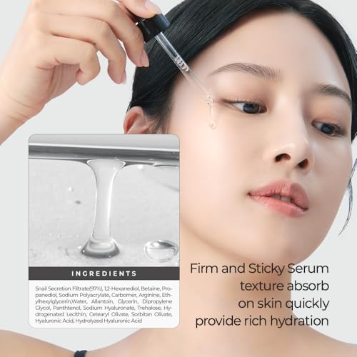 JMsolution Skin Boost Snail 97% Serum for moisture and firmness