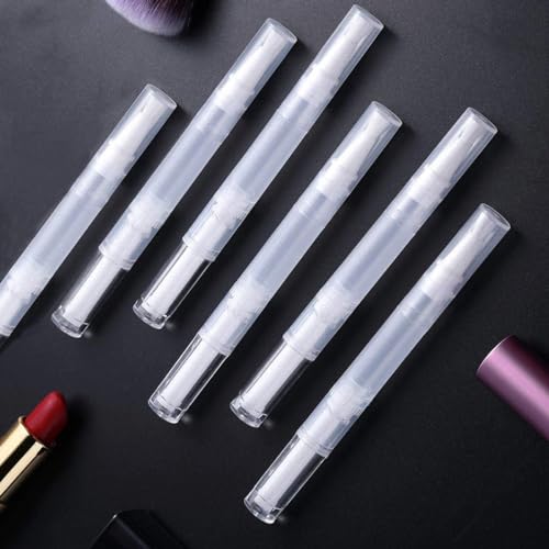 40 Pack Empty Cuticle Oil Pens with Stickers – 3ml Nail & Lip Oil Applicators