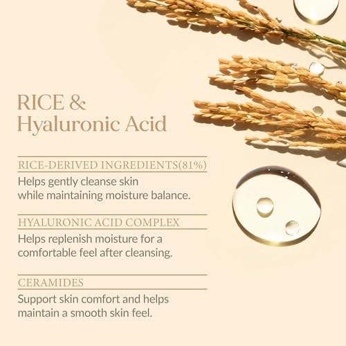 Rice Deep Cleansing Toner with 81% Rice Bran Water – Hydrating & Soothing Face Toner