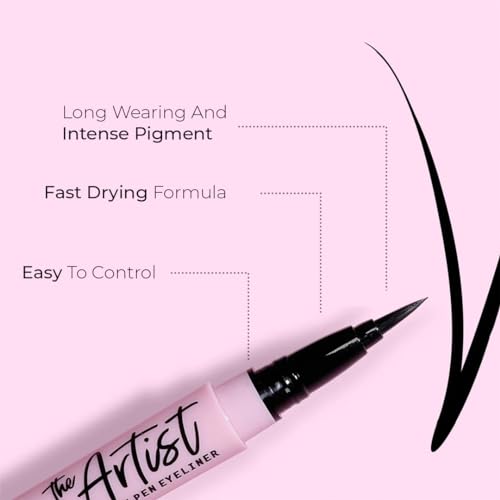 L.A. Girl The Artist Brush Pen Eyeliner, Chocolate Brown GLE739