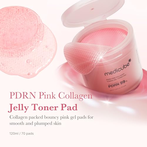PDRN Collagen Gel Mask and Toner Pads Duo for Bright, Firm Skin