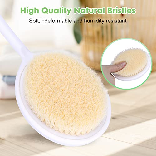 27.5¡± Back Bath Brush with Long Curved Long Handle,Shower Brush with U-Shaped for Cleaning,Body Scrubber for Elderly,Disabled, Post-Surgery,Limited Mobility,Spine Pain,Frozen Shoulder