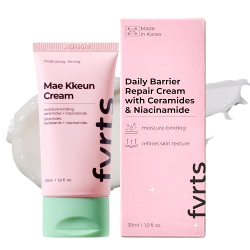 Korean Ceramide Moisturizer for Dry Sensitive Skin - 1.6oz Barrier Cream