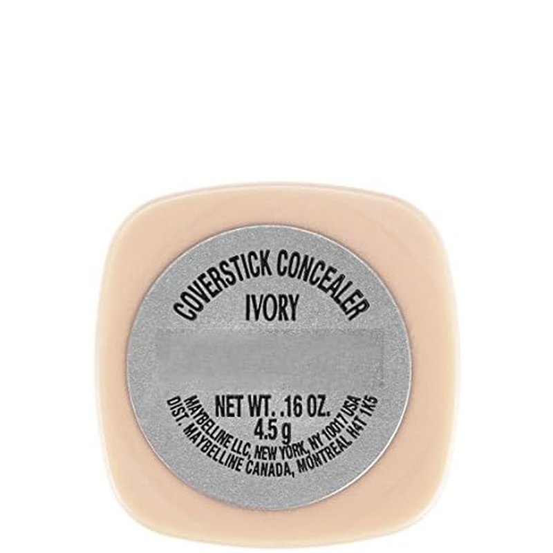 Maybelline New York Cover Stick Corrector Concealer Ivory and Medium Beige, 0.16 oz. Each