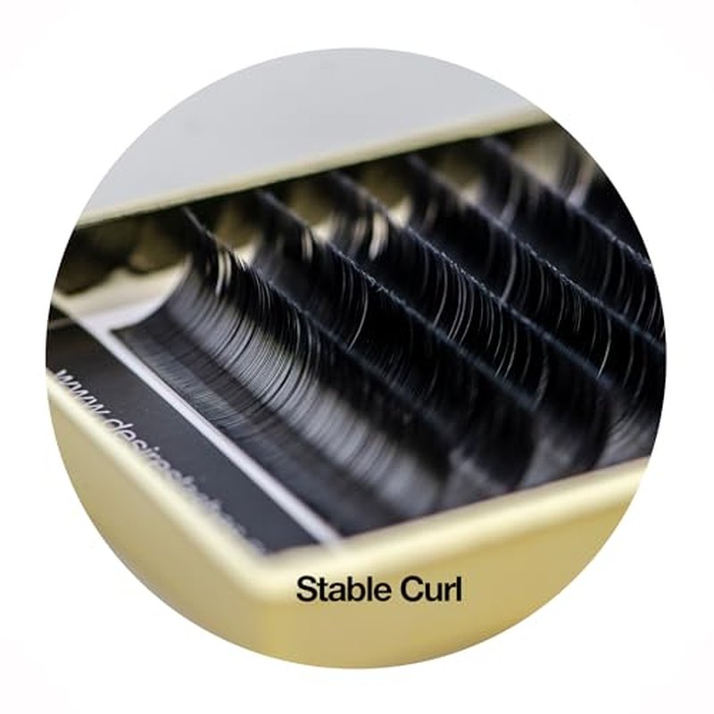 Ellipse Lashes Flat 0.20mm Thickness D Curl Length 12mm Lashes Extensions Single Size For eyelash Extension(Ellipse,Flat0.20,D,12mm)