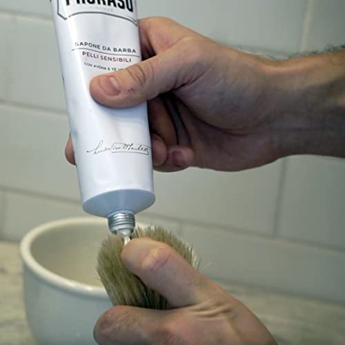 Proraso Sensitive Skin Shaving Kit with Pre-Shave, Cream & After Balm in Vintage Tin