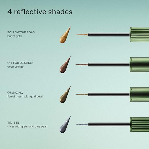 Metallic Eyeliner Set - Emerald City Inspired, Long-Wearing & Smudge-Resistant, 4 Shades