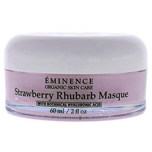 Organic Strawberry Rhubarb Face Mask - Hydrating & Exfoliating for Dry Skin