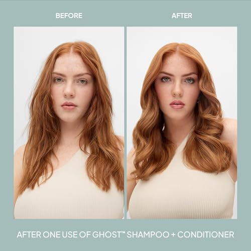 Ghost Shampoo & Conditioner Duo - Weightless Fine Hair Set with Citrus & Violet Scent - Frizz Control & Softness