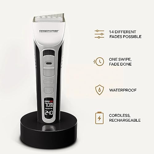 Cordless Hair Clipper with Precision Guards for Professional & Home Use