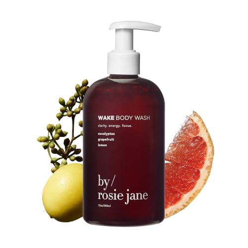 Grapefruit Scented Wake Body Wash - Hydrating Eucalyptus & Citrus for Skin Elasticity - Vegan & Non-Toxic - 350ml