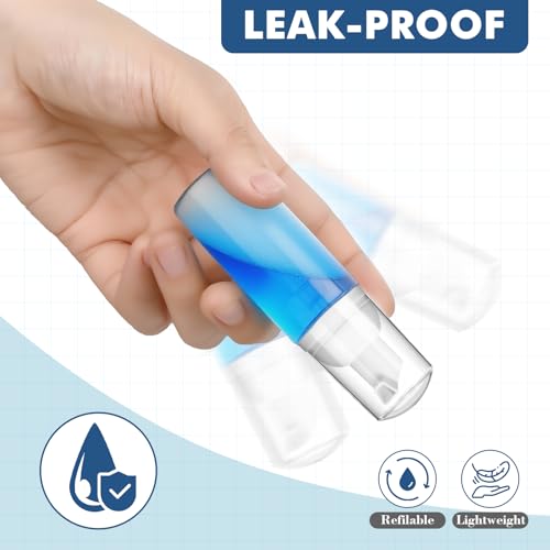 AMORIX 100 Pcs 2 oz Plastic Foam Pump Bottle Refillable 60ml Travel Mousse Foaming Soap Dispenser Mini Eyelash Cleaning Foam Bottle Dispenser for Face Wash Lash Shampoo Skin Care