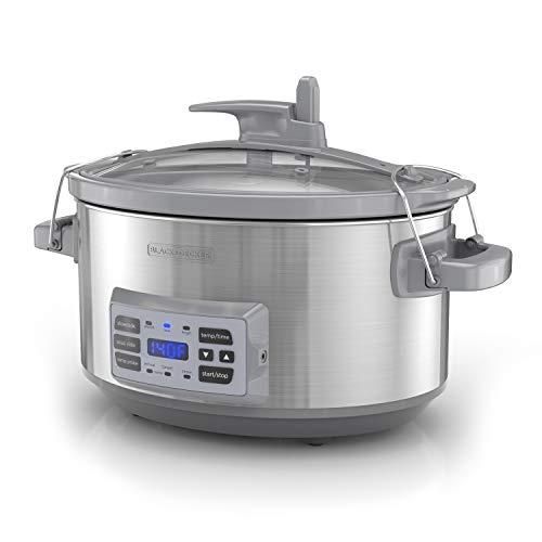 Deluxe Digital Slow Cooker with Sous Vide & Temperature Probe - 7 Quart